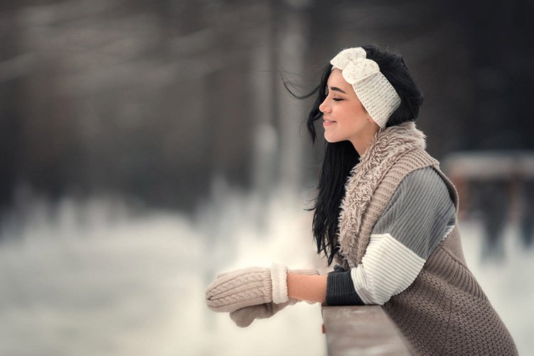 съемка на улице зимой